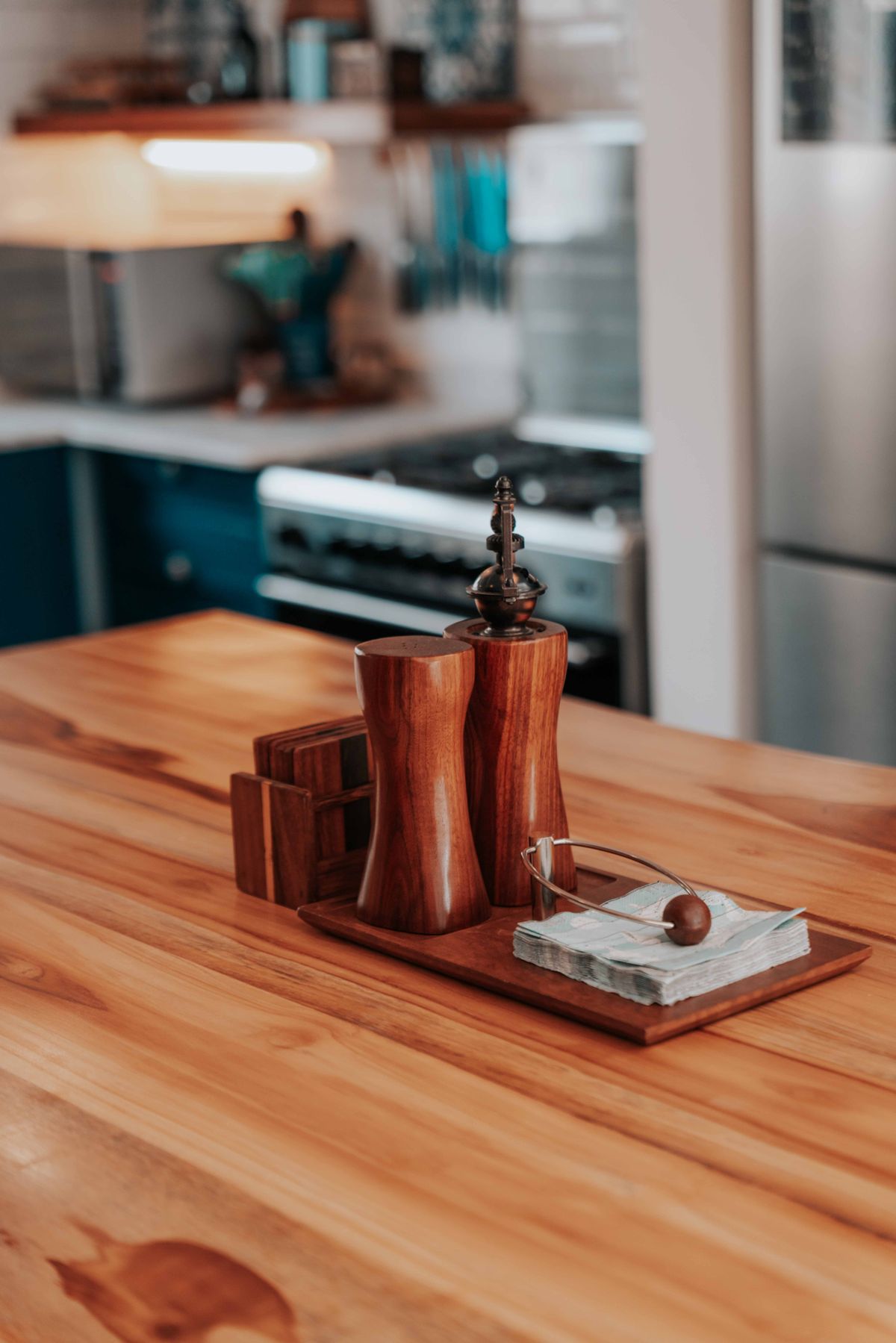 Natural Salt and Pepper Shaker Set - view 2